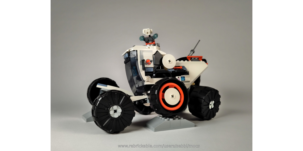 LEGO MOC 60431: Technic Functions! - Space Rover with Steering