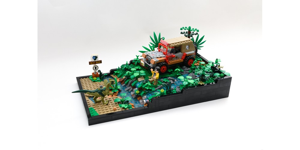 LEGO MOC-173114 Dilophosaurus Ambush Diorama Expansion by Virox Bricks ...