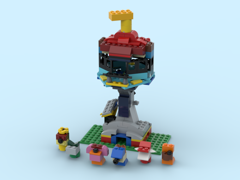 LEGO MOC Lookout Tower pups paw patrol by Oripy Rebrickable Build with LEGO