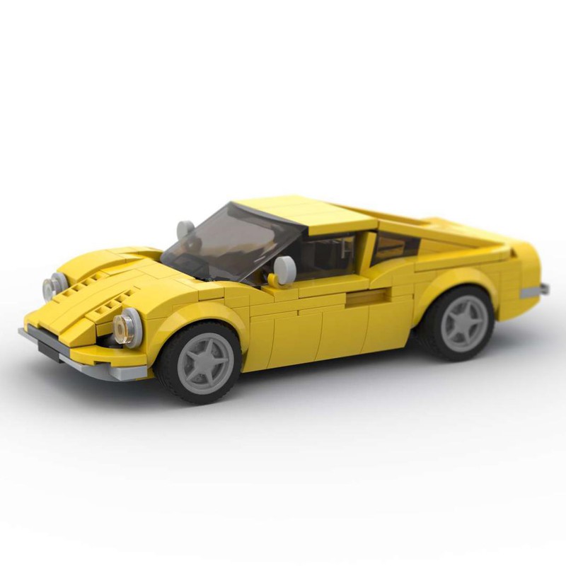 LEGO MOC Ferrari Dino 206 GT 1967 by PierreBrunsvig | Rebrickable - Build  with LEGO