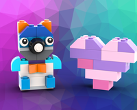 10696 Teddy bear and heart