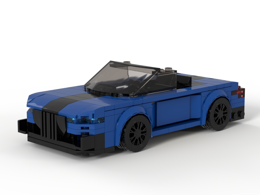 LEGO MOC BMW M4 Cabrio - Blue by kmbrick | Rebrickable - Build with LEGO