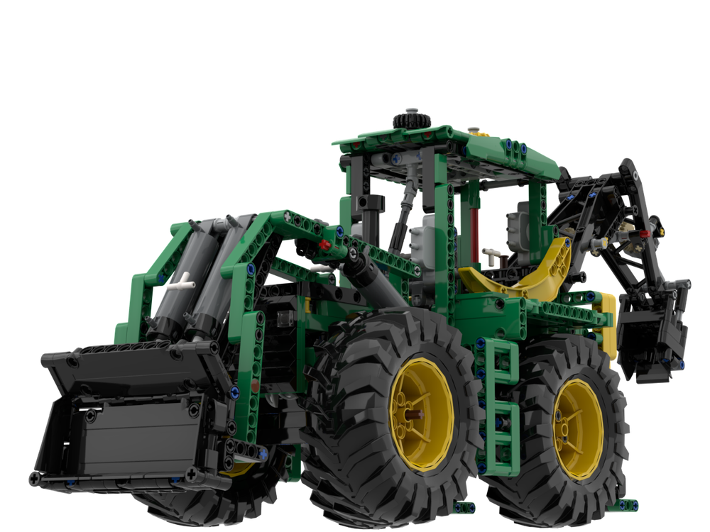 LEGO MOC Backhoe loader - 42157 B model by msk6003