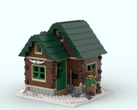 Mountain Village modification of the LEGO Creator 3 in 1: 31048 Lakeside Lodge