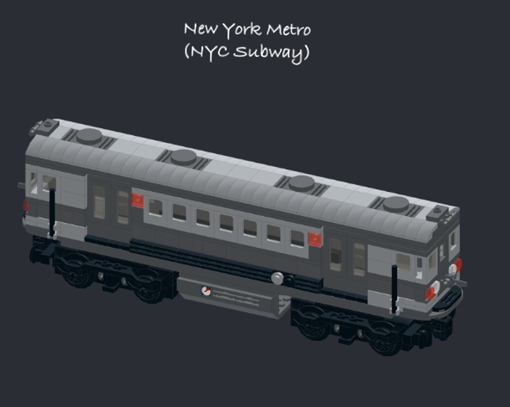 Lego Moc New York City Nyc Subway Metro Moc By Olli7878