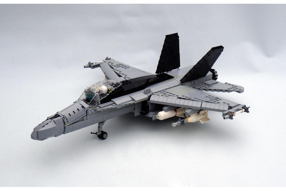 LEGO MOC F-18 by Paulmanaitor | Rebrickable - Build with LEGO