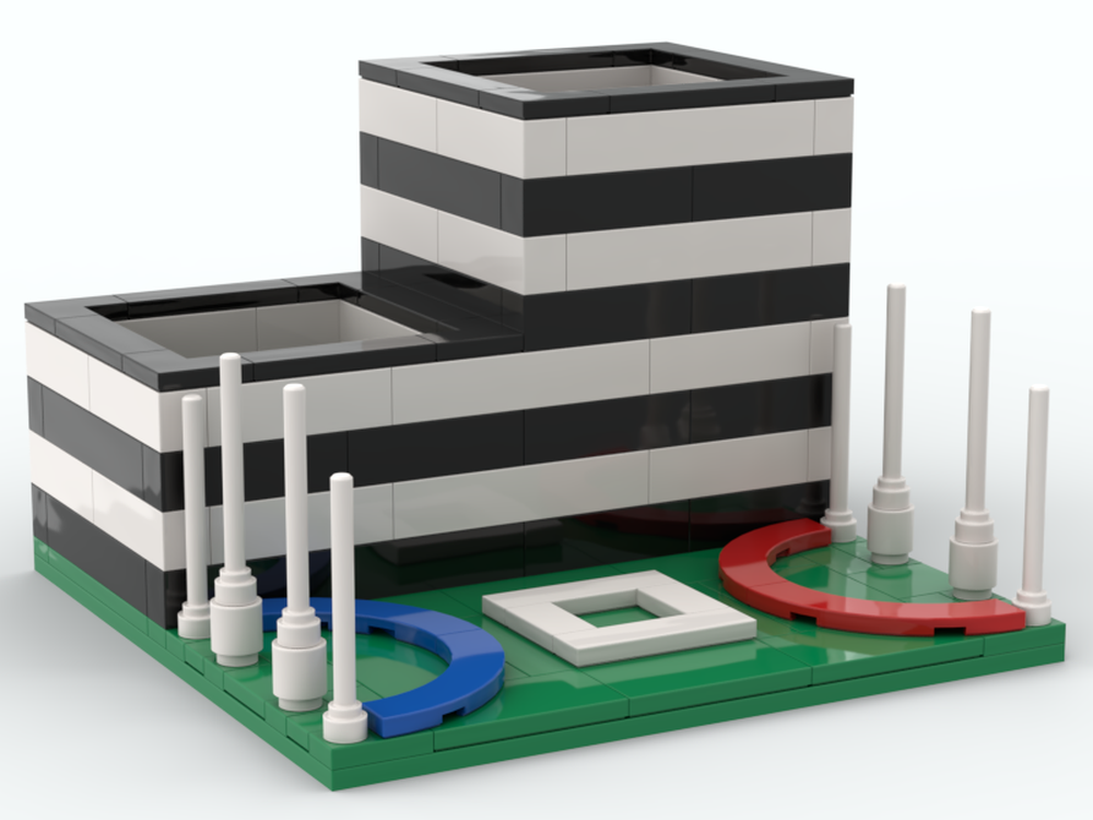 LEGO MOC Pencil Holder AFL Collingwood by 03janedoe Rebrickable