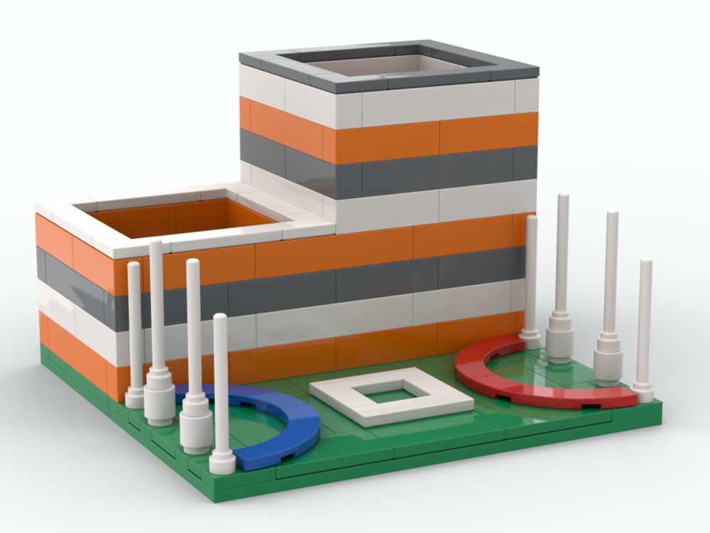 LEGO MOC Pencil Holder AFL GWS Giants by 03janedoe Rebrickable