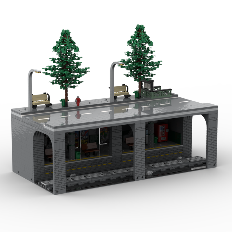 LEGO MOC underground metro station 2 by LEGO-NEW-YORK | Rebrickable ...