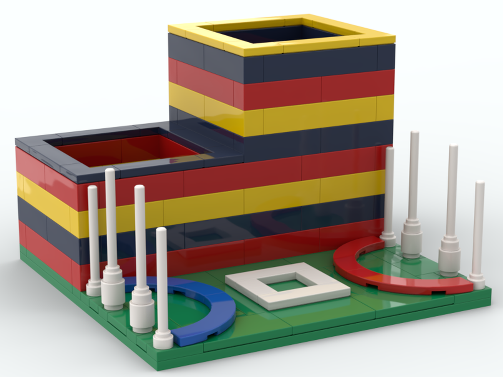 LEGO MOC Pencil Holder AFL Adelaide Crows by 03janedoe Rebrickable