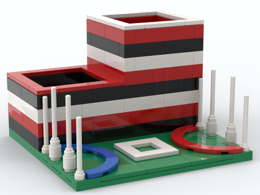 LEGO MOC Pencil Holder AFL St Kilda by 03janedoe Rebrickable Build