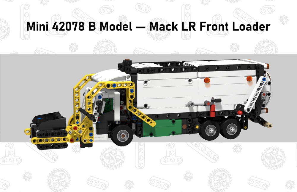 MOC-173553 Mini 42078 B - Mack LR Front Loader