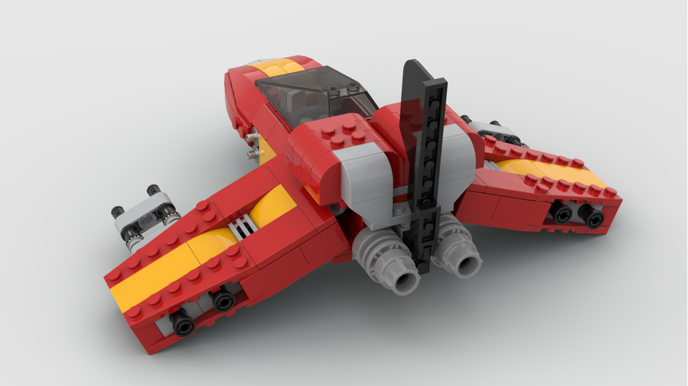 LEGO MOC Retro Single Seat Space Starfighter SB/4L Interceptor by ...