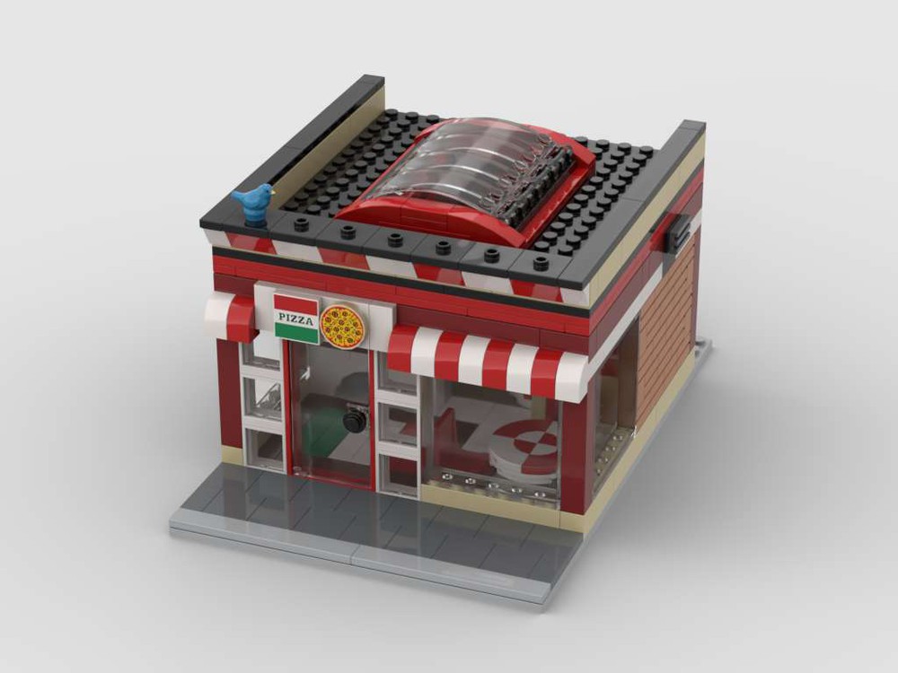 LEGO MOC Smal Pizza Restaurant by BigBadWolf | Rebrickable - Build with ...