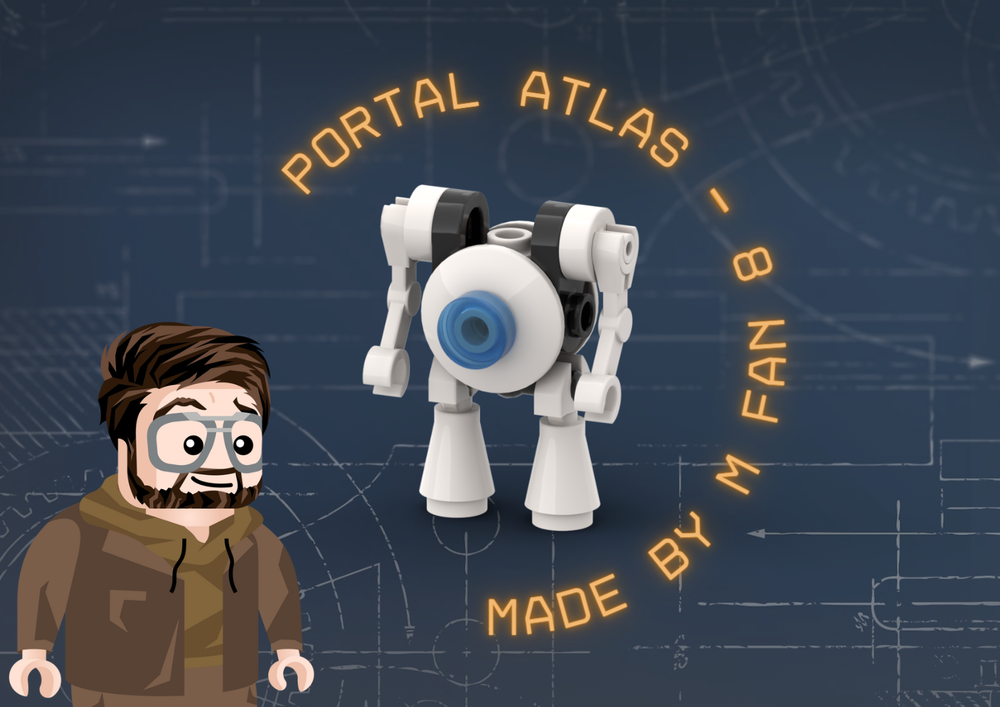 LEGO MOC Atlas robot - Portal game by m_fan_8 | Rebrickable - Build ...