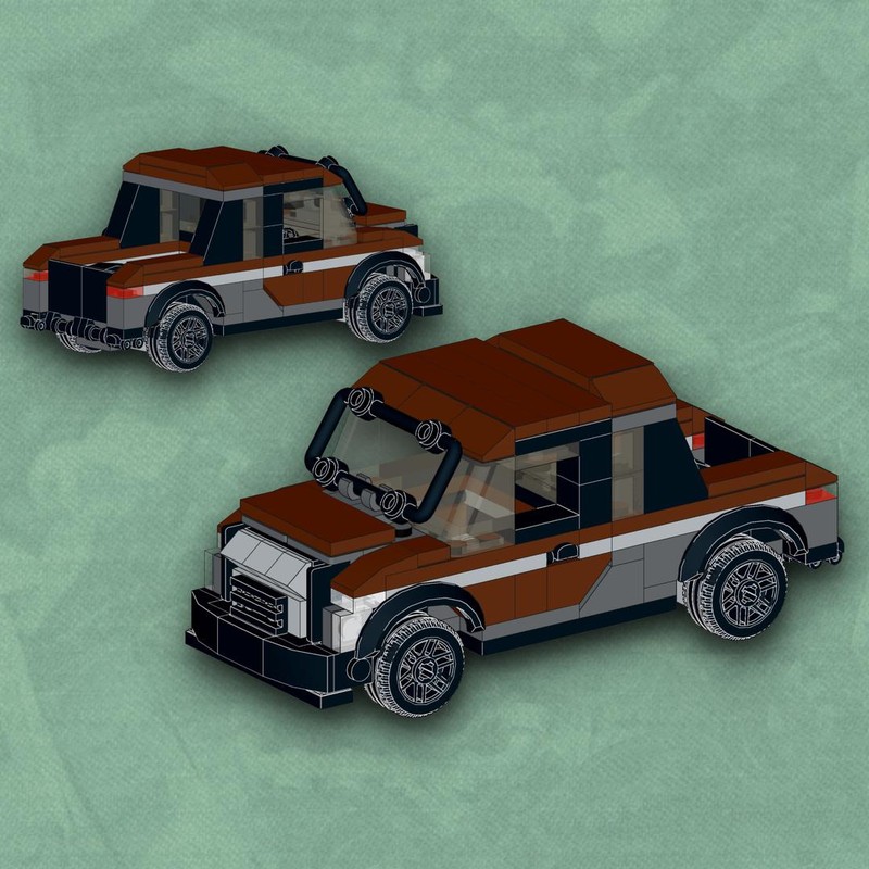 LEGO MOC-173808 Brown Ranger by Keep On Bricking | Rebrickable - Build ...