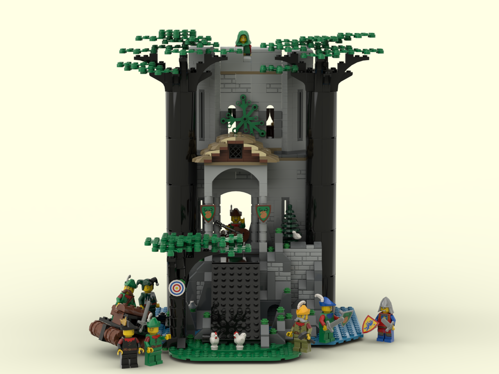 Lego Set 6077 deals Vintage LEGO Castle 6077 Forestmen's River Fortress 1989