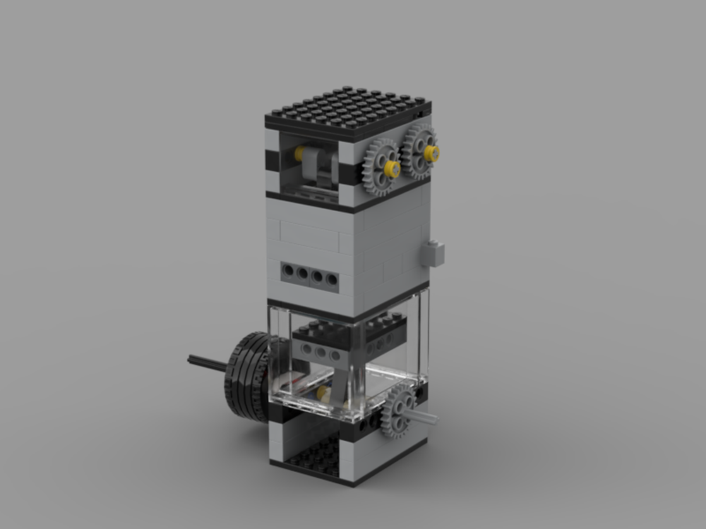 LEGO MOC LVE DOHC Single Cylinder by AX.Garage | Rebrickable - Build ...