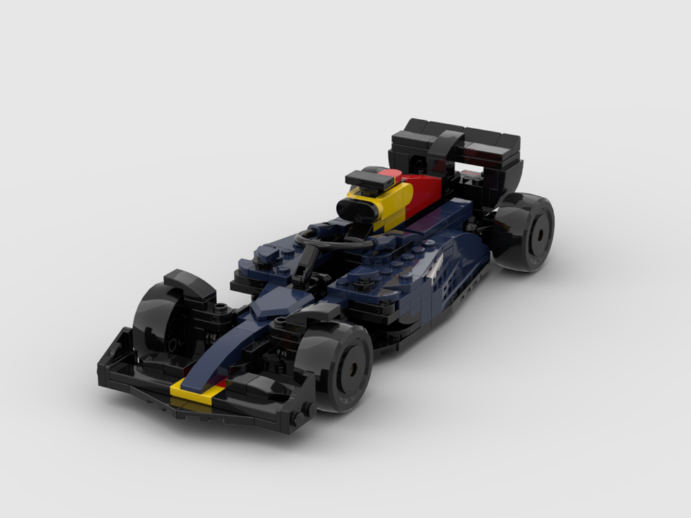 LEGO MOC Lego Red Bull RB24 F1 car by FangTom bricks Rebrickable Build with LEGO