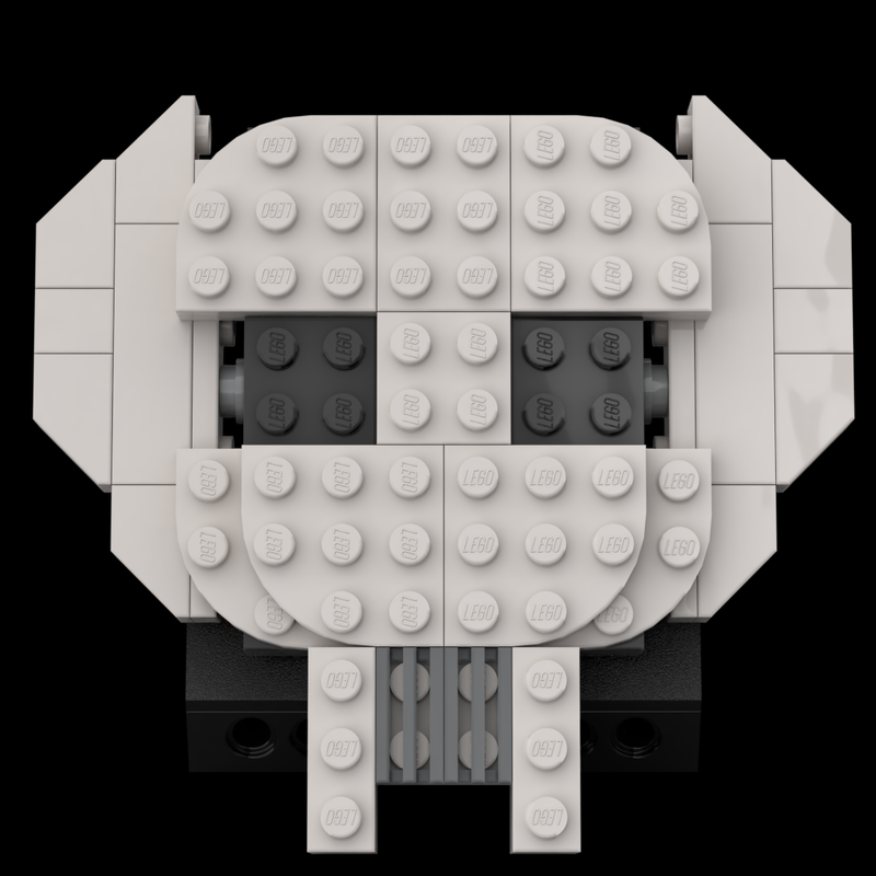 LEGO MOC General Grievous Flatheadz (Brickheadz style 2.5D mosaic ...