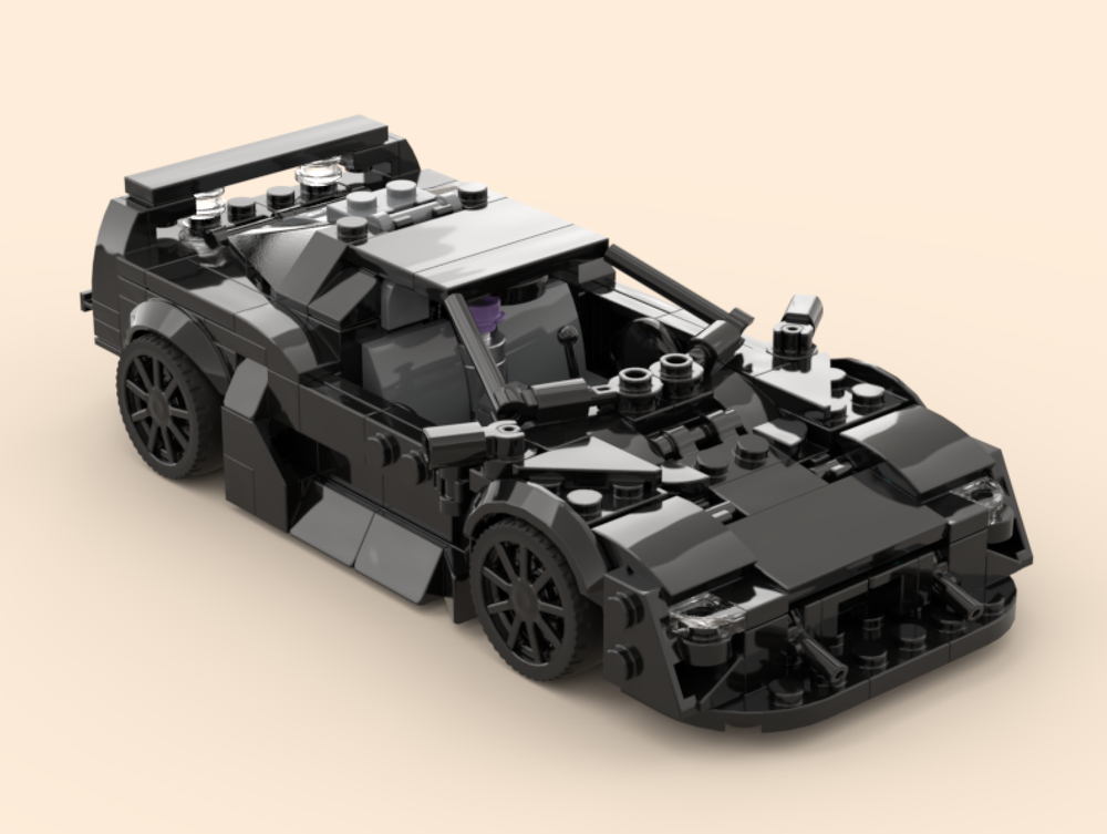 LEGO MOC 1990 LBWK Honda NSX by Xayadude | Rebrickable - Build with LEGO