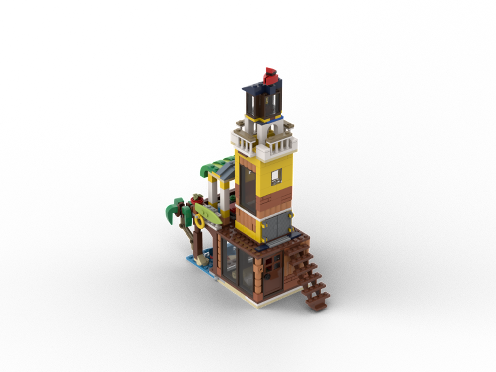 LEGO MOC Lighthouse Vacation by brickbicycle | Rebrickable - Build with ...