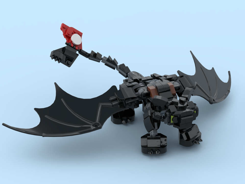 LEGO MOC toothless by utomaki | Rebrickable - Build with LEGO