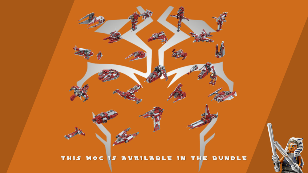 LEGO MOC Ahsoka Tano's ARC-170 - 75362 Alternative by zsoltom