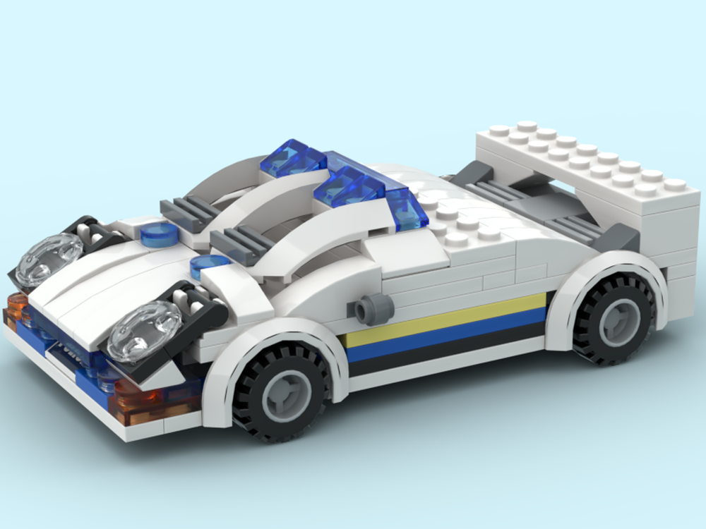 LEGO MOC Polizei Sportwagen by McLariel | Rebrickable - Build with LEGO