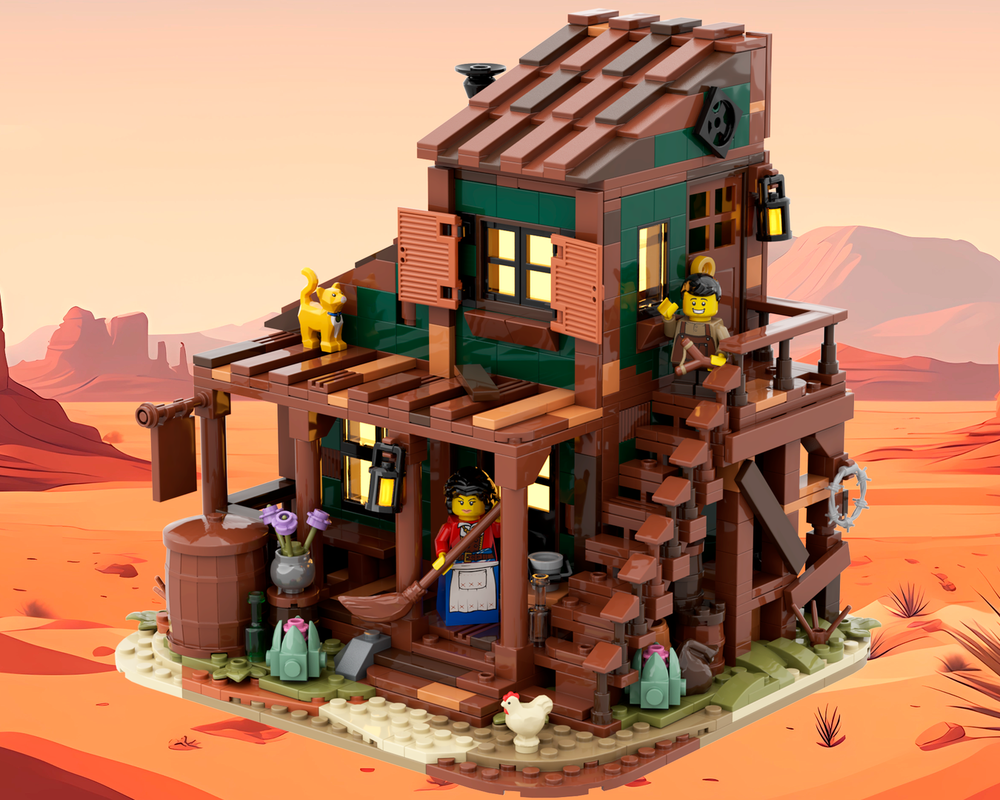 LEGO MOC Old West House (Western Series #1) by Legat_Of_Legion ...