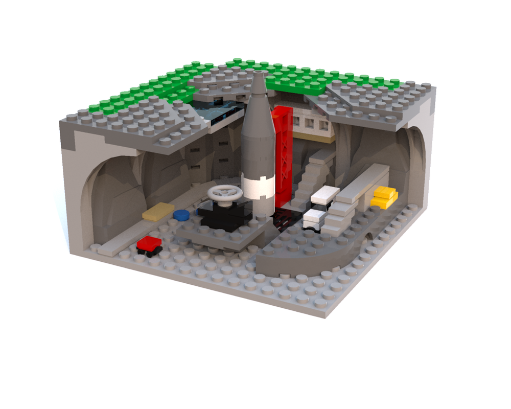 Lego Moc Minature You Only Live Twice By Michael1 Rebrickable Build With Lego