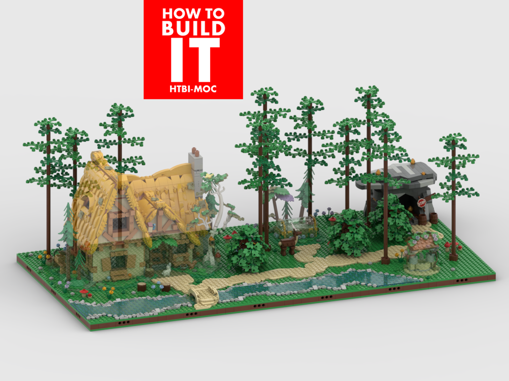 LEGO MOC-174459 Enchanted Forest + display for set 43242 Snow