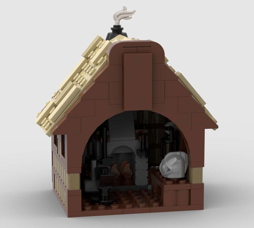 LEGO MOC MEDIEVAL BLACKSMITH by SONNIK | Rebrickable - Build with LEGO