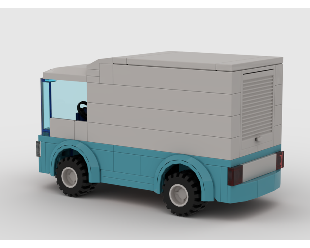LEGO MOC Electric milk van/delivery van by HIGHWAY-PATROL | Rebrickable ...