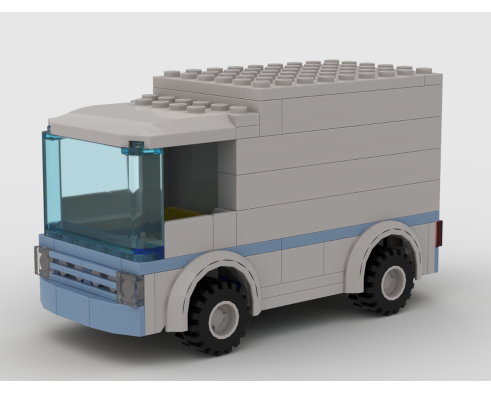 LEGO MOC Electric milk van/delivery van by HIGHWAY-PATROL | Rebrickable ...