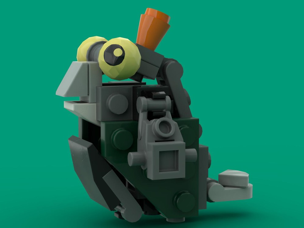 LEGO MOC Smallfry our salmonid friend in Splatoon 3 by BHSocryu Rebrickable Build with LEGO