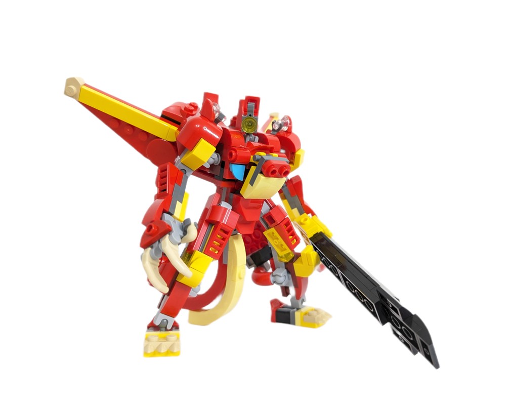 LEGO MOC Guren Type Dragon by LegoMechable | Rebrickable