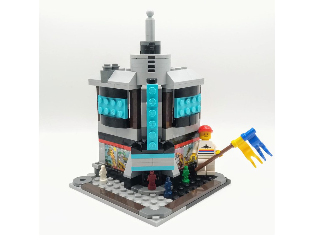 LEGO MOC 31147 Micro Corner Cinema by Dafeld | Rebrickable - Build with LEGO