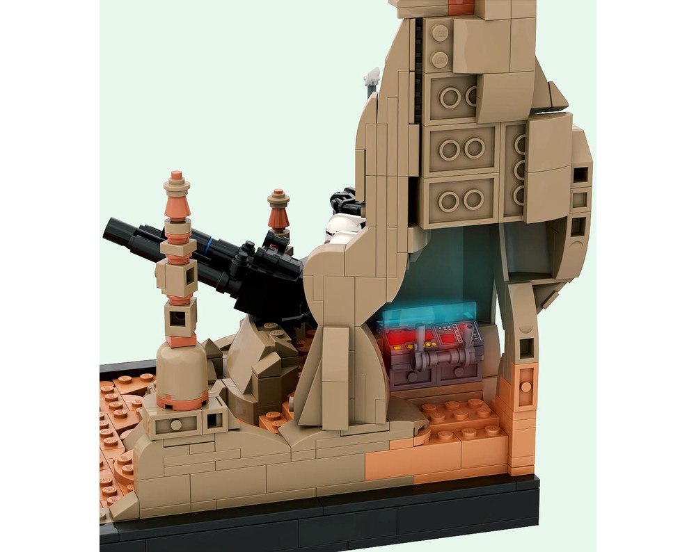 LEGO MOC Geonosis Clone Base Diorama by brick98989 | Rebrickable ...