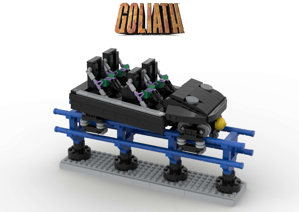 LEGO MOC ROLLERCOASTER - GOLIATH - WALIBI HOLLAND by Coasters.bricks ...