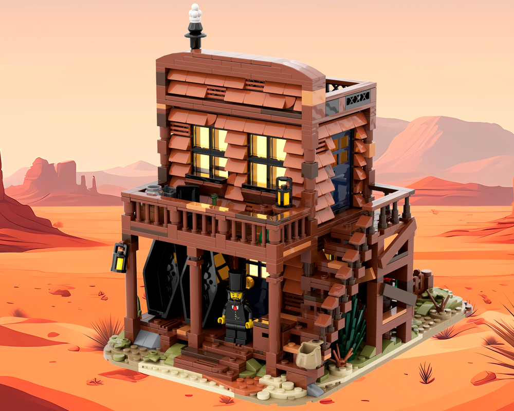 LEGO MOC Undertaker`s House & Graveyard (Western Series #5) by Legat_Of ...