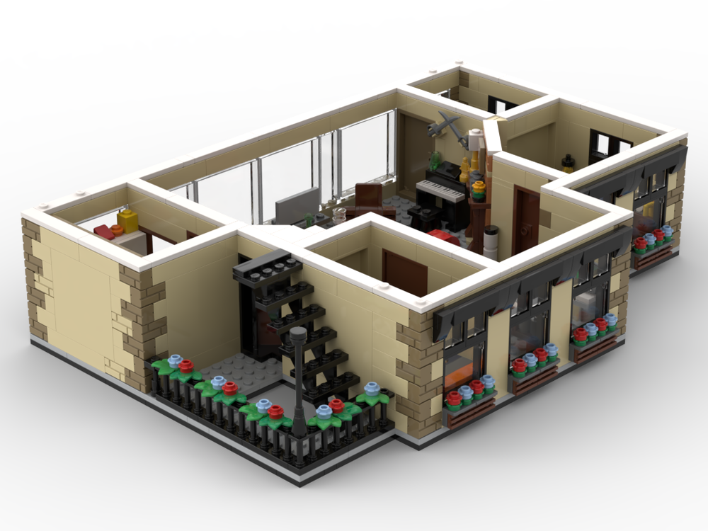 LEGO MOC Sitcom Suite - HIMYM Apartment by Brick Artisan | Rebrickable ...