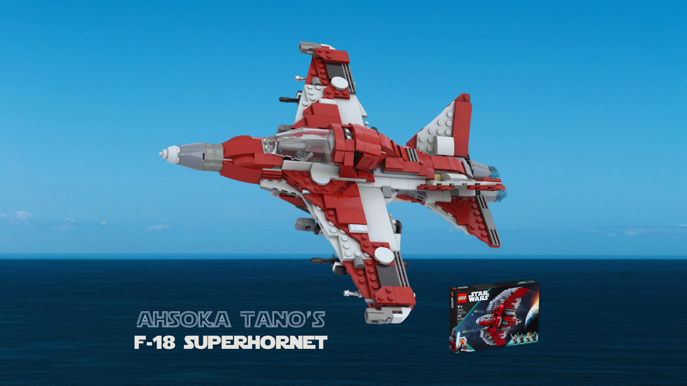 LEGO MOC Ahsoka Tano's F-18 Super Hornet - 75362 Alternative by zsoltom ...