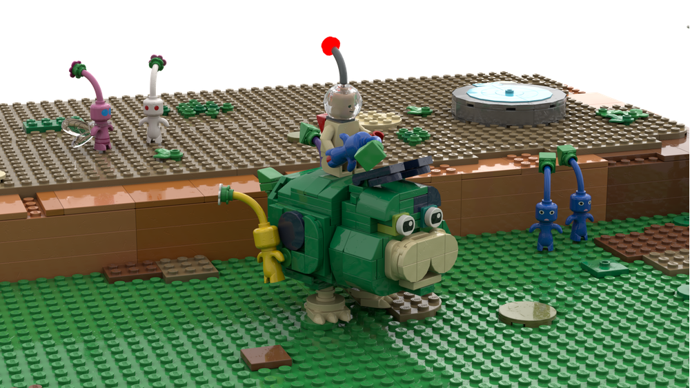 LEGO MOC Pikmin 4 - Oatchi and Moss by Renk | Rebrickable - Build with LEGO