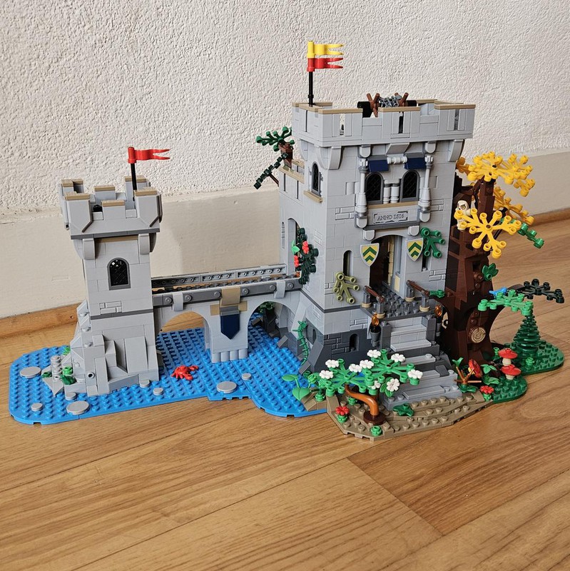 LEGO MOC 910001 Castle on the lake by drosse | Rebrickable - Build with ...