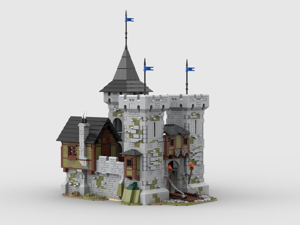 LEGO MOC Black Falcons Castle by PantelisManthos | Rebrickable - Build ...