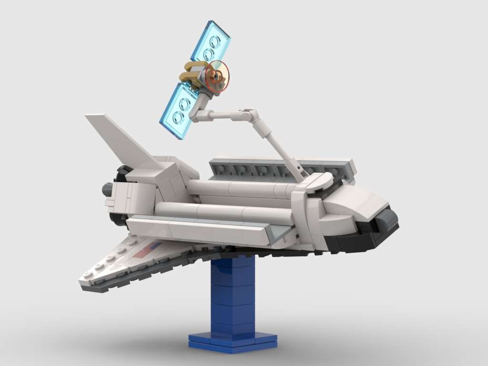 LEGO MOC Space Shuttle orbiter 1:190 by ej76az | Rebrickable