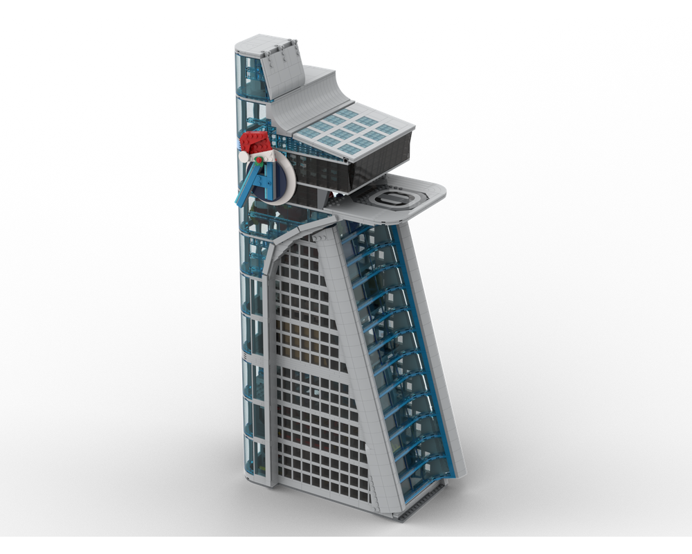 LEGO MOC Avengers Tower (full interior) (age of ultron + what if ...