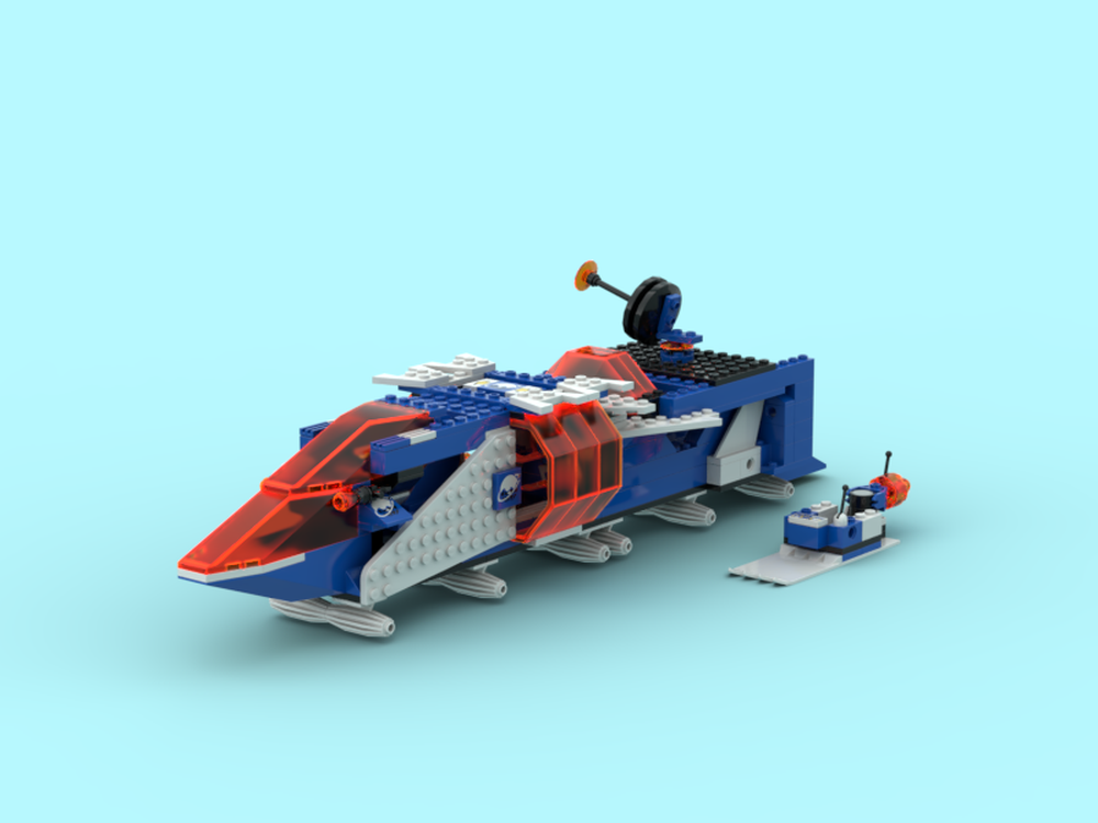 Lego Moc 6973 Bullet Train By Legoivo 