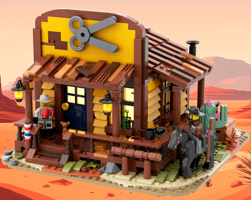 LEGO MOC Barbershop (Western Series #7) by Legat_Of_Legion ...